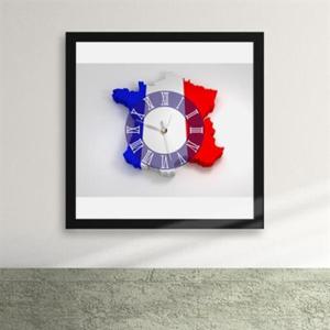 아트박스/꾸밈 iz138-세계의 시간-06프랑스 액자시계