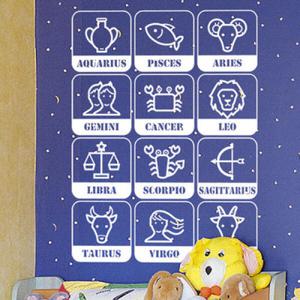 아트박스/꾸밈 ch135-재미있는별자리아이콘스티커_그래픽스티커