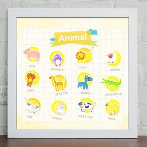 아트박스/꾸밈 cw106-그림으로배우는영어공부_인테리어액자