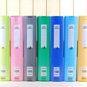 아트박스/틱톡 Color Clear File 100 / 컬러 클리어파일 100