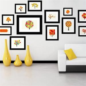 아트박스/꾸밈 ih107-행운의인디언나무액자스티커