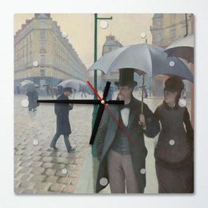 아트박스/꾸밈 pj101-비오는파리거리_인테리어벽시계