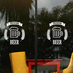 아트박스/꾸밈 ck148-프리미엄맥주라벨_그래픽스티커