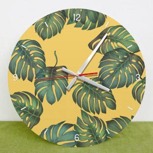 아트박스/꾸밈 cj706-보테니컬아트(몬스테라)_인테리어벽시계