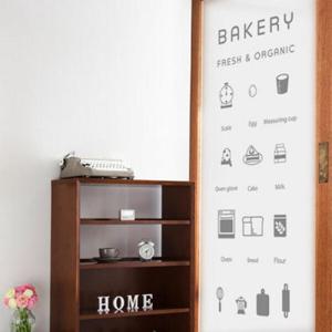 아트박스/꾸밈 cs310_m-무점착유리시트_빵집아이콘_유리문시트지