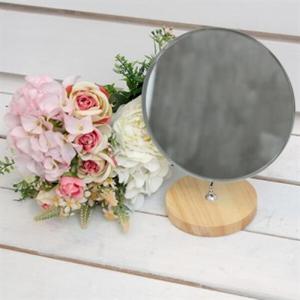 아트박스/빠띠라인 원형 원목반달 거울 YA