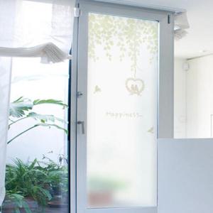 아트박스/꾸밈 ic310_m-무점착유리시트_숲속의봄_유리문시트지