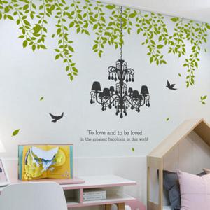 아트박스/꾸밈 im547-수풀속샹들리에_그래픽스티커