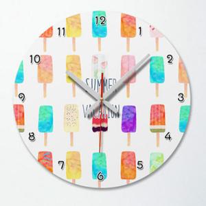 아트박스/꾸밈 cs277-여름방학(아이스바)_인테리어벽시계