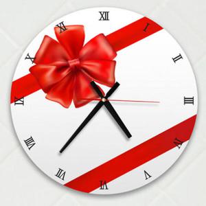 아트박스/꾸밈 ck098-리본장식_인테리어벽시계