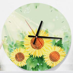 아트박스/꾸밈 cj684-따스한날해바라기_인테리어벽시계