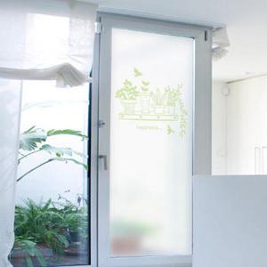 아트박스/꾸밈 ic245_m-무점착유리시트_해피버드_유리문시트지