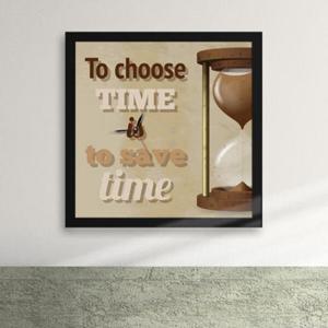 아트박스/꾸밈 iy608-시간의중요성_액자벽시계