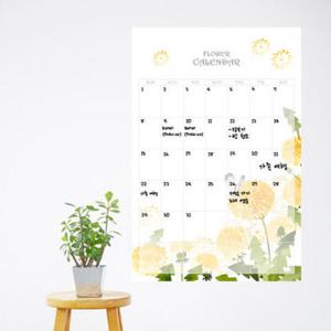 아트박스/꾸밈 iy544-플라워칠판시트_캘린더
