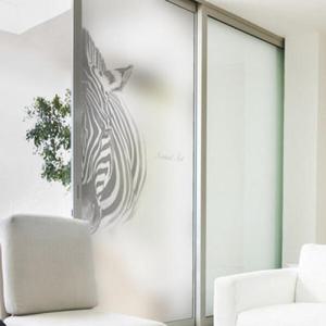 아트박스/꾸밈 ib187_m-무점착유리시트_심플지브라_유리문시트지