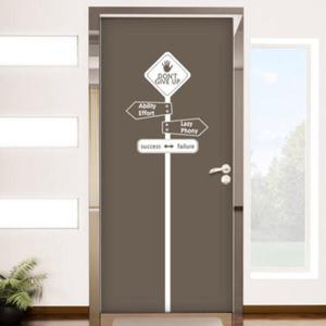 아트박스/꾸밈 ig211-성공과실패의조건표지판_현관문리폼세트