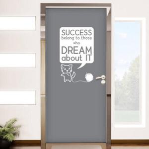 아트박스/꾸밈 pk121-성공은꿈꾸는자의몫_현관문리폼세트