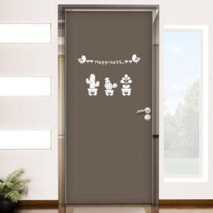 아트박스/꾸밈 ik477-행복한화분_현관문리폼세트