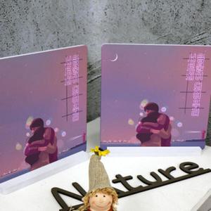 아트박스/꾸밈 pa823-스탠드액자2P_네온서로의등불이되어