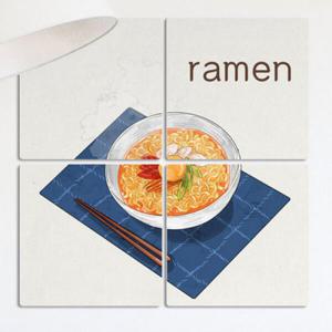 아트박스/꾸밈 ib424-멀티액자_김이모락모락라면