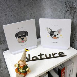 아트박스/꾸밈 ii632-스탠드액자2P_나의사랑강아지18