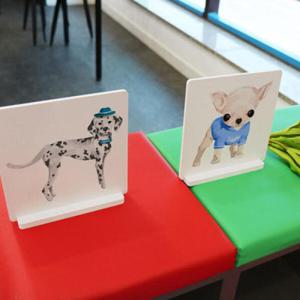 아트박스/꾸밈 ii635-스탠드액자2P_나의사랑강아지21