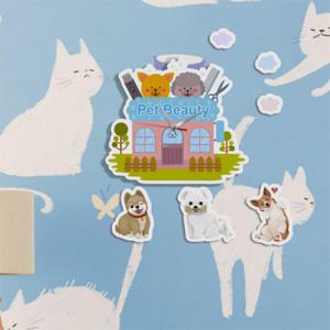 아트박스/꾸밈 nb031-인테리어벽시계-댕댕미용실