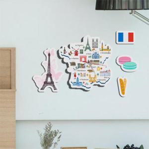 아트박스/꾸밈 nb062-인테리어벽시계-프랑스여행