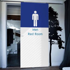 아트박스/꾸밈 ci519-심플화장실아이콘_현관문시트지