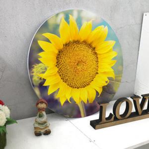 아트박스/꾸밈 tc205-원형아크릴액자_몽환적인해바라기