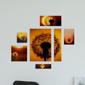 아트박스/꾸밈 cf046-멀티액자_석양과민들레홀씨