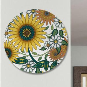 아트박스/꾸밈 cs898-원형아크릴액자_풍수해바라기