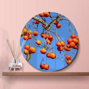 아트박스/꾸밈 tc206-원형아크릴액자_돈들어오는감그림