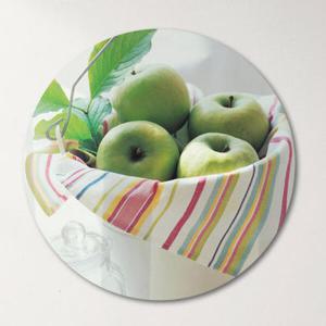 아트박스/꾸밈 cr326-원형아크릴액자_풍수에좋은풋사과