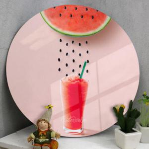 아트박스/꾸밈 ce333-원형아크릴액자_워터멜론