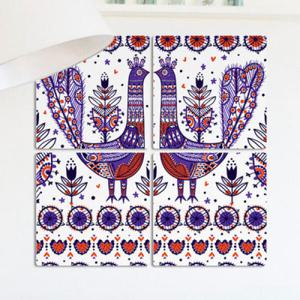 아트박스/꾸밈 tb209-멀티액자_닭부부데칼코마니