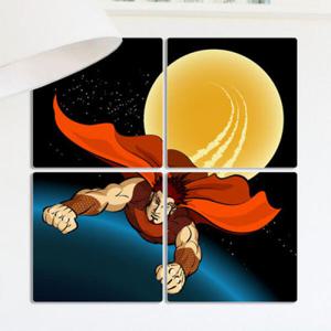 아트박스/꾸밈 cf277-멀티액자_수염이매력적인슈퍼맨