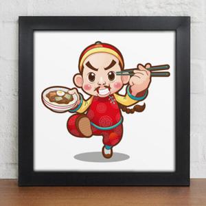 아트박스/꾸밈 iv268-음식점캐릭터_중국집_인테리어액자