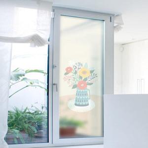 아트박스/꾸밈 ii492-플라워테이블_유리문시트지