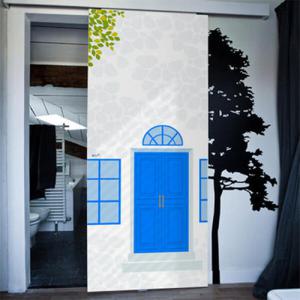 아트박스/꾸밈 ii469-블루스토리_현관문시트지