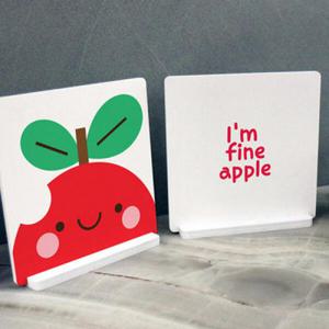 아트박스/꾸밈 ce386-스탠드액자2P_과일캐릭터01