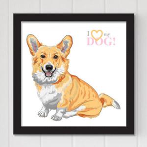 아트박스/꾸밈 cv508-내사랑강아지_인테리어액자