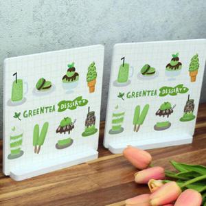 아트박스/꾸밈 pa779-스탠드액자2P_녹차디저트