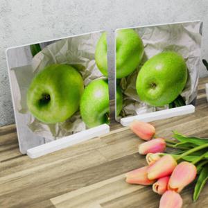 아트박스/꾸밈 ci664-스탠드액자2P_풍수재물사과