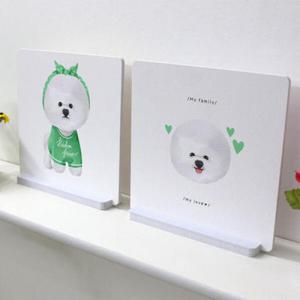 아트박스/꾸밈 ii607-스탠드액자2P_나의사랑강아지10