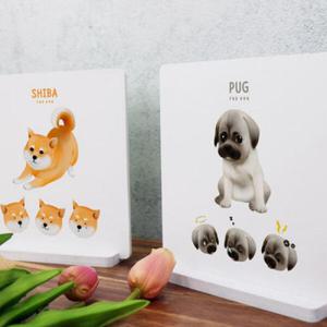 아트박스/꾸밈 ts265-스탠드액자2P_귀여운강아지02