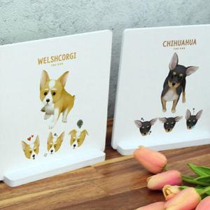 아트박스/꾸밈 ts266-스탠드액자2P_귀여운강아지03