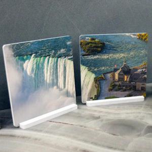 아트박스/꾸밈 cr367-스탠드액자2P_하늘에서본나이아가라폭포