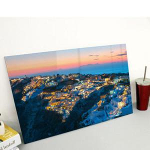 아트박스/꾸밈 ts146-아크릴액자_산토리니야경(대형)