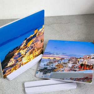 아트박스/꾸밈 pa912-스탠드액자2P_저녁하늘산토리니